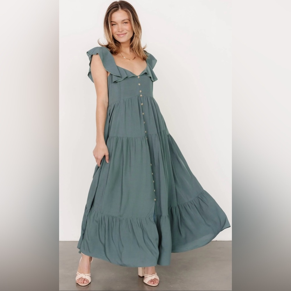 NWT Baltic Born Ellie ruffle top dress